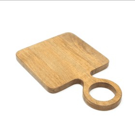 Handmade Wooden Cutting Cheese Board (Color: Yellow) Handmade Wooden Cutting Cheese Board (Color: Yellow)